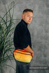 Waist Bag made of woven fabric, size large (100% cotton) - RAINBOW SYMPHONY 