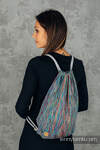 Sackpack made of wrap fabric (100% cotton) - COLORFUL WIND - standard size 32cmx43cm