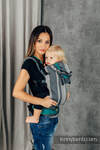 LennyGo Ergonomic Carrier, Baby Size, broken-twill weave 100% cotton - SMOKY MINT (grade B)