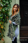 Scialle realizzato con tessuto di fascia Scialle realizzato con tessuto di fascia (60% cotone, 40% lana merinos) - BOTHA - GREEN