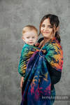 Żakardowa chusta kółkowa do noszenia dzieci, 100% bawełna, ramię bez zakładek - PARK JURAJSKI - NOWA ERA - standard 1.8m