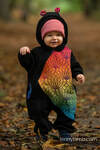 Babyanzug - Größe 80 - Schwarz mit Rainbow Lotus