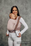 Basic Line Baby Sling, Herringbone Weave (100% cotton) - LITTLE HERRINGBONE BABY PINK  - size M