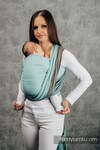 Basic Line Baby Sling, Herringbone Weave (100% cotton) - LITTLE HERRINGBONE BABY MINT - size S (grade B)