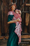 Baby Wrap, Jacquard Weave (69% cotton, 31% tussah silk) - LOTUS - FOXY - size M