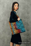 Sac à bandoulière en retailles d’écharpes (100 % coton) - WILD SOUL - DAEDALUS - taille standard 37 cm x 37 cm