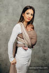 Baby Shower set - My First Baby Sling - LITTLE HERRINGBONE BABY CAFFE LATTE & Diaper bear