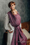 Baby Wrap, Jacquard Weave (100% cotton) - DOILY - MAROON STEEL - size L
