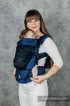 My First Baby Carrier - LennyUpGrade with Mesh, Standard Size, herringbone weave (75% cotton, 25% polyester) - COBALT
