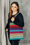 Shopping bag made of wrap fabric (100% cotton) - CAROUSEL OF COLORS