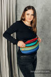 Waist Bag made of woven fabric, size large (100% cotton) - CAROUSEL OF COLORS
