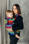 LennyGo Ergonomic Carrier, Toddler Size, broken-twill weave 100% cotton - CAROUSEL OF COLORS