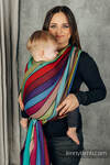 Baby Sling, Broken Twill Weave, (100% cotton) - CAROUSEL OF COLORS - size XS
