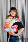 WRAP-TAI Toddler con cappuccio, tessitura jacquard, 100% cotone - DRAGONFLY RAINBOW