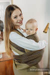 Żakardowa chusta do noszenia dzieci, bawełna - LITTLELOVE - GOLDEN DUO - rozmiar XL