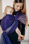 Baby Wrap, Jacquard Weave (100% cotton) - LITTLELOVE - PLUM DUO - size XL