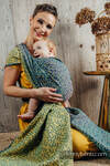 Baby Wrap, Jacquard Weave (100% cotton) - ENCHANTED NOOK - IN BLOOM - size S