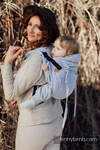 Lenny Buckle Onbuhimo baby carrier, standard size, jacquard weave (64% cotton 36% silk) - LITTLELOVE - DESTINY