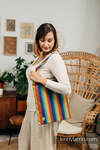 Shopping bag made of wrap fabric (79% cotton, 21% linen) - LINEN PARADISO