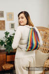 Sackpack made of wrap fabric (79% cotton, 21% linen) - LINEN PARADISO - standard size 32cmx43cm