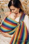 Baby Wrap, Jacquard Weave (79% cotton, 21% linen) - LINEN PARADISO - size XL