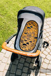 Anti-sweat pram liner (for a bassinet) - UNDER THE LEAVES - GOLDEN AUTUMN