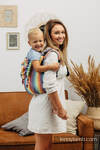 Lenny Buckle Onbuhimo baby carrier, preschool size, broken-twill weave (100% cotton) - LUNA