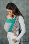 My First Baby Sling, Broken Twill Weave, 100% cotton - SUGARCANE - size XS