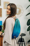 Sac à cordons en retailles d’écharpes (100 % coton) - AIRGLOW - taille standard 32cm x 43cm