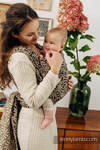 Żakardowa chusta do noszenia dzieci, splot kieszonkowy (100% bawełna) - INFINITY - TIMELESS - rozmiar M