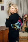 Waist Bag made of woven fabric, size large (100% cotton) - LOVKA RAINBOW DARK 