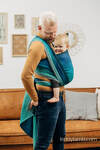 Żakardowa chusta do noszenia dzieci, splot waflowy, 100% bawełna - FAIRYTALE - rozmiar S