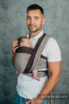 My First Baby Sling, Broken Twill Weave, 100% cotton - HOT CHOCOLATE - size S (grade B)