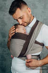 My First Baby Sling, Broken Twill Weave, 100% cotton - HOT CHOCOLATE - size M (grade B)