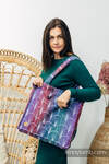 Sac à bandoulière en retailles d’écharpes (100 % coton) - DECO - KINGDOM - taille standard 37 cm x 37 cm