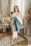 Żakardowa chusta kółkowa do noszenia dzieci, 100% bawełna, ramię bez zakładek - MAGNOLIA - standard 1.8m