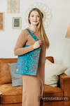 Shopping bag made of wrap fabric (100% cotton) - FLORES - DIVE