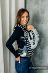 LennyUpGrade Mesh Carrier, Standard Size, broken-twill weave (75% cotton, 25% polyester) - LIGHT & SHADOW (with grey mesh)