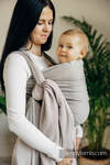 Baby Sling, Herringbone Weave (100% cotton) - LITTLE HERRINGBONE ALMOND - size XL