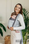 My First Baby Sling, Broken Twill Weave, 100% cotton - COOL GREY - size XS (grade B)
