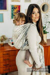 Żakardowa chusta do noszenia dzieci, 100% bawełna - PARK JURAJSKI - ICE DESERT - rozmiar S (drugi gatunek)