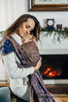 Baby Wrap, Jacquard Weave (60% cotton, 40% tussah silk) - SYMPHONY - ALLEGRO - size XL