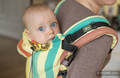 Ergonomische Tragehilfe, Gr. Baby, Kreuzköper-Bindung, 100% Baumwolle - SUNNY SMILE - zweite Generation #babywearing