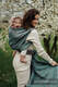Baby Wrap, Pocket Weave (61% cotton, 39% tussah silk) - LOTUS - SEEDPOD - size XS #babywearing