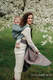 Baby Wrap, Pocket Weave (61% cotton, 39% tussah silk) - LOTUS - SEEDPOD - size XS #babywearing