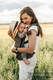 LennyLight Tragehilfe, Größe Standard, Chevrondwebung, 100% Leinen - ARROW - WOOD #babywearing