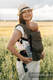 LennyLight Carrier, Standard Size, chevron weave, 100% linen - ARROW - WOOD #babywearing