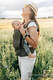 LennyLight Tragehilfe, Größe Standard, Chevrondwebung, 100% Leinen - ARROW - WOOD #babywearing