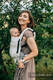 LennyLight Tragehilfe, Größe Standard, Chevronwebung, 100% Leinen - ARROW - WHISPER #babywearing