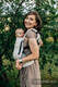 LennyLight Tragehilfe, Größe Standard, Chevronwebung, 100% Leinen - ARROW - WHISPER #babywearing